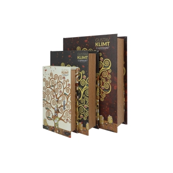 Kpl. 3 pudełek na magnes - G. Klimt, Drzewo życia (CARMANI)