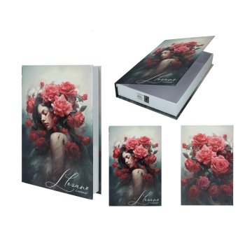 Pudełko ozdobne na magnes - L. Lozano, Lady`s Floral Symphony (CARMANI)