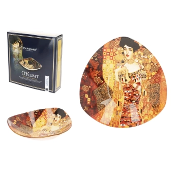 Miseczka dekoracyjna - G. Klimt, Adela - 17x17cm