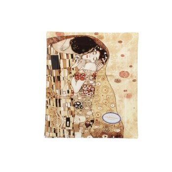 Talerz dekoracyjny - G.Klimt, Pocałunek (CARMANI) 32x24cm