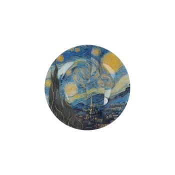 Talerz dekoracyjny z łopatką - V. van Gogh, Gwiaździsta Noc (CARMANI)