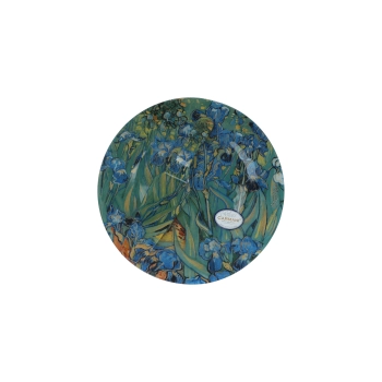 Talerz dekoracyjny z łopatką - V. van Gogh, Irysy (CARMANI)