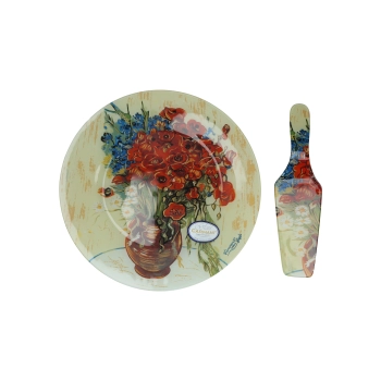Talerz dekoracyjny z łopatką - V. van Gogh,  (CARMANI)