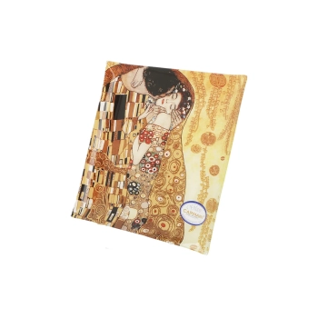 Talerz dekoracyjny - G. Klimt, Pocałunek 13x13cm