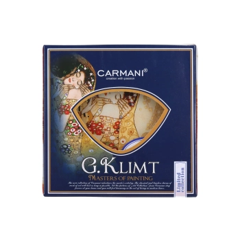 Talerz dekoracyjny - G. Klimt, Pocałunek 13x13cm