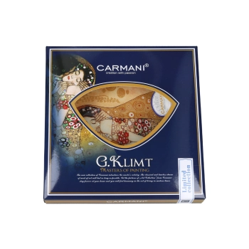 Talerz dekoracyjny serce - G. Klimt, Pocałunek 24.5x23cm
