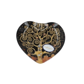 Talerz dekoracyjny serce - G. Klimt, Drzewo życia (CARMANI)