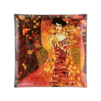 Talerz dekoracyjny - G. Klimt, Adela 25x25cm
