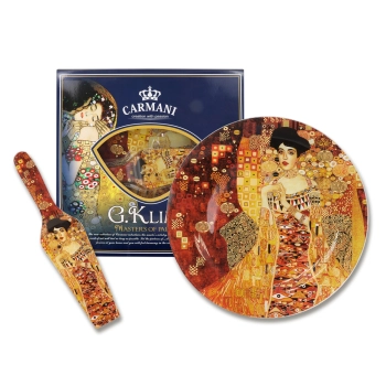 Talerz deserowy z łopatką - G.Klimt, Adela śr.30cm