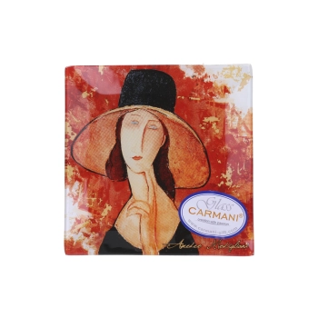 Podkładka pod kubek - A. Modigliani, Kobieta w kapeluszu (CARMANI)