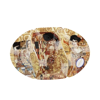 Talerz dekoracyjny - G. Klimt, 3 części