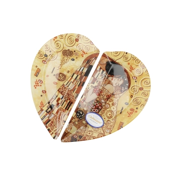 Talerz dekoracyjny - G. Klimt, Pocałunek (CARMANI)
