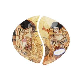 Talerz dekoracyjny - G. Klimt, Adela + Pocałunek