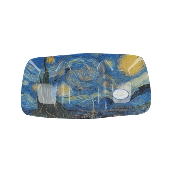 Talerz dekoracyjny - V. van Gogh, Gwiaździsta Noc (CARMANI)