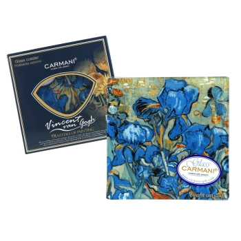 Talerz dekoracyjny - V. van Gogh, Irysy (CARMANI)
