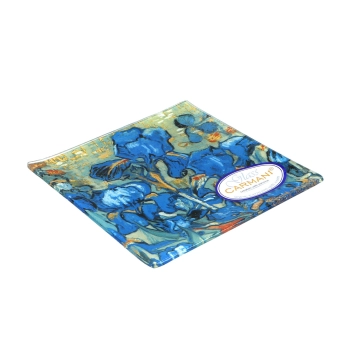 Talerz dekoracyjny - V. van Gogh, Irysy (CARMANI)