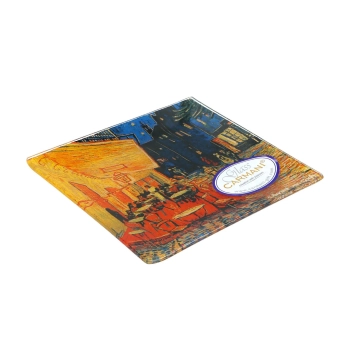 Talerz dekoracyjny - V. van Gogh, Taras kawiarni w nocy (CARMANI)