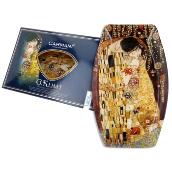 Talerz dekoracyjny - G. Klimt, Pocałunek