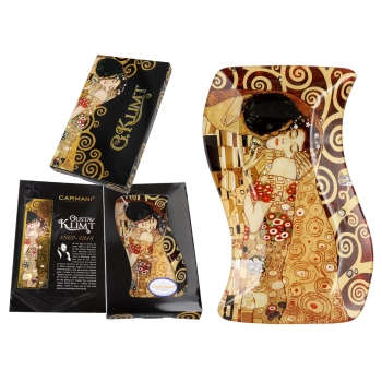 Talerz dekoracyjny - G. Klimt, Pocałunek