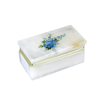 Kasetka alabastrowa prostokątna 8x4cm