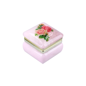 Kasetka alabastrowa kwadratowa 4x4cm (w pudełku)