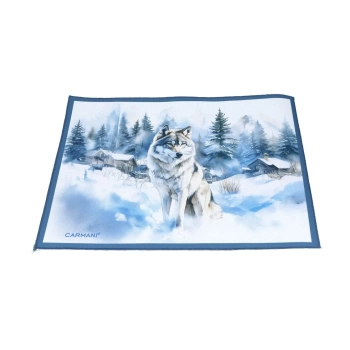 Podkładka na stół - Zima wszędzie, Wilk (CARMANI)