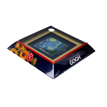 Obrazek - V. van Gogh, Gwiaździsta noc, złota ramka (CARMANI)
