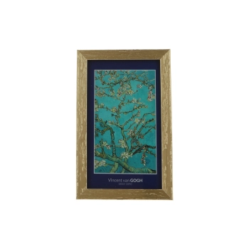 Obrazek - V. van Gogh, Kwitnący migdałowiec, srebrny (CARMANI)