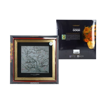 Obrazek - V. van Gogh, Kwitnący migdałowiec, srebrny (CARMANI)