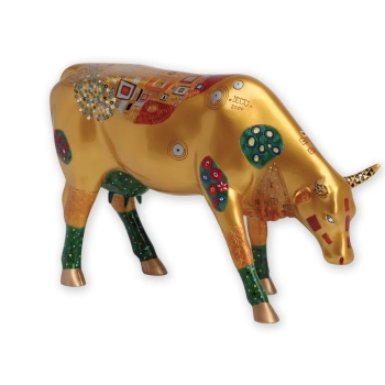 CowParade Manchester 2004, Klimt Kow, autor: Annabel Church-Smith.