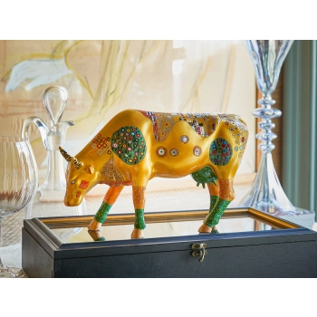 CowParade Manchester 2004, Klimt Kow, autor: Annabel Church-Smith.