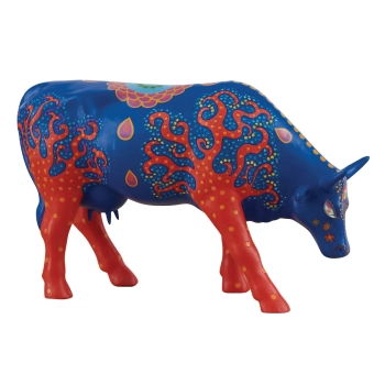 CowParade L?on, Mexico 2008, Folk Cow, artysta nieznany.