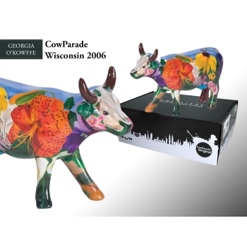 CowParade Wisconsin 2006, Georgia O'Kowffe, autor: Donna McKay.