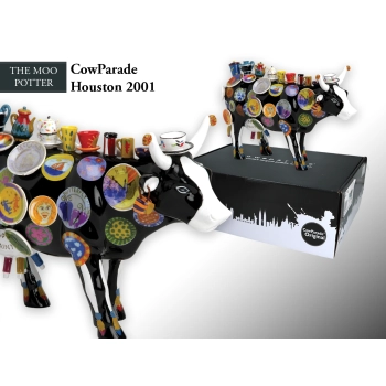 CowParade Houston 2001, The Moo Potter, autor: Meredith McCord.