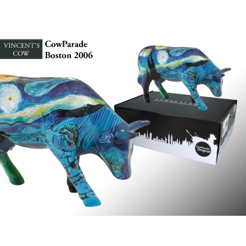 CowParade Boston 2006, Vincent's Cow, autor: Sidewalk Sam.