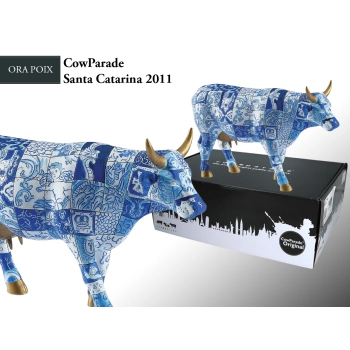 CowParade Santa Catarina 2011, Ora Poix, autor: Marcos Hass Horn.