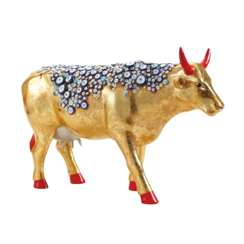 CowParade Istanbul 2007, The Evil Eye Cow - aka Nazar Boncugu, autor: Berrin Bul.