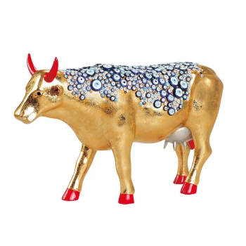 CowParade Istanbul 2007, The Evil Eye Cow - aka Nazar Boncugu, autor: Berrin Bul.