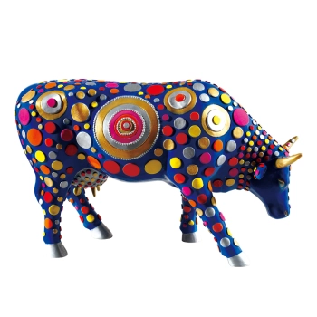 CowParade North Carolina 2012, Cowpernicus, autor: Elizabeth Janeway Hallyburton.