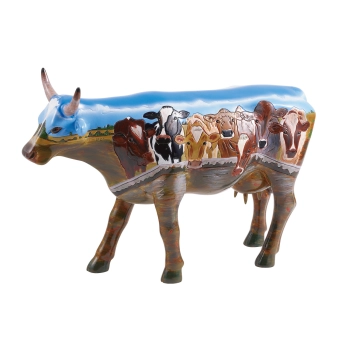 CowParade Wisconsin 2006, The Tank, autor: Larry Schultz.