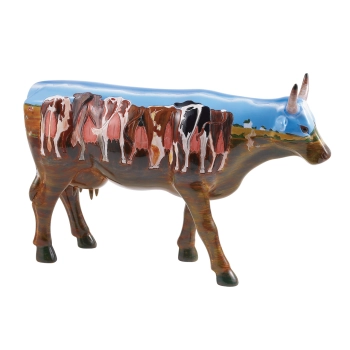CowParade Wisconsin 2006, The Tank, autor: Larry Schultz.