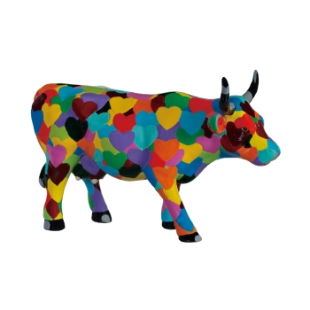 CowParade North Carolina 2012, Heartstanding Cow, autor: Steven Ray Miller.