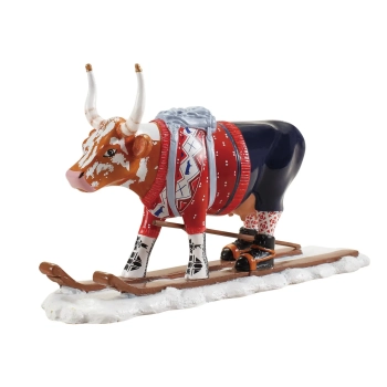 CowParade Telemark Norway 2006, Ski Cow - aka Loypelin Lauslam, autor: Maria Foss.