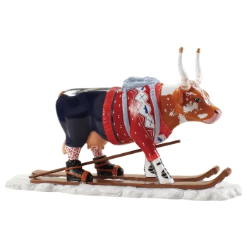 CowParade Telemark Norway 2006, Ski Cow - aka Loypelin Lauslam, autor: Maria Foss.