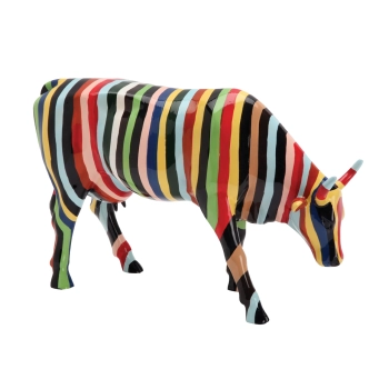 CowParade New York 2000, Striped, autor: Cary Smith.