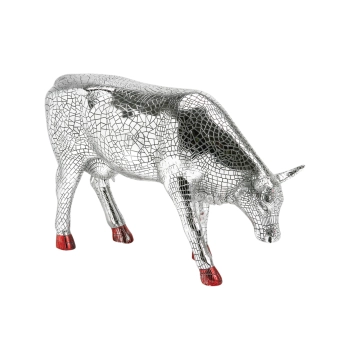 CowParade San Antonio 2002, Mira Moo Silver, autor: Margaret Pedrotti.