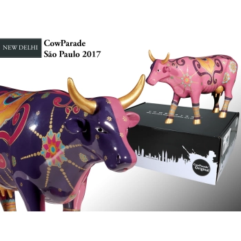 CowParade Sao Paulo 2017, New Delhi, autor: Marcia Aftimus.