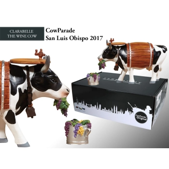 CowParade San Luis Obispo 2017, Clarabelle the Wine Cow, autor: Ken & Rod Gouff