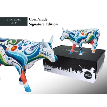 CowParade Signature Edition, That`s 70`s Cow, autor: Henric Kihlstrom