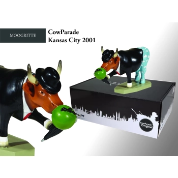 CowParade Event in Kansas City in 2001, Moogritte, autor: Linda Jayne Schmer